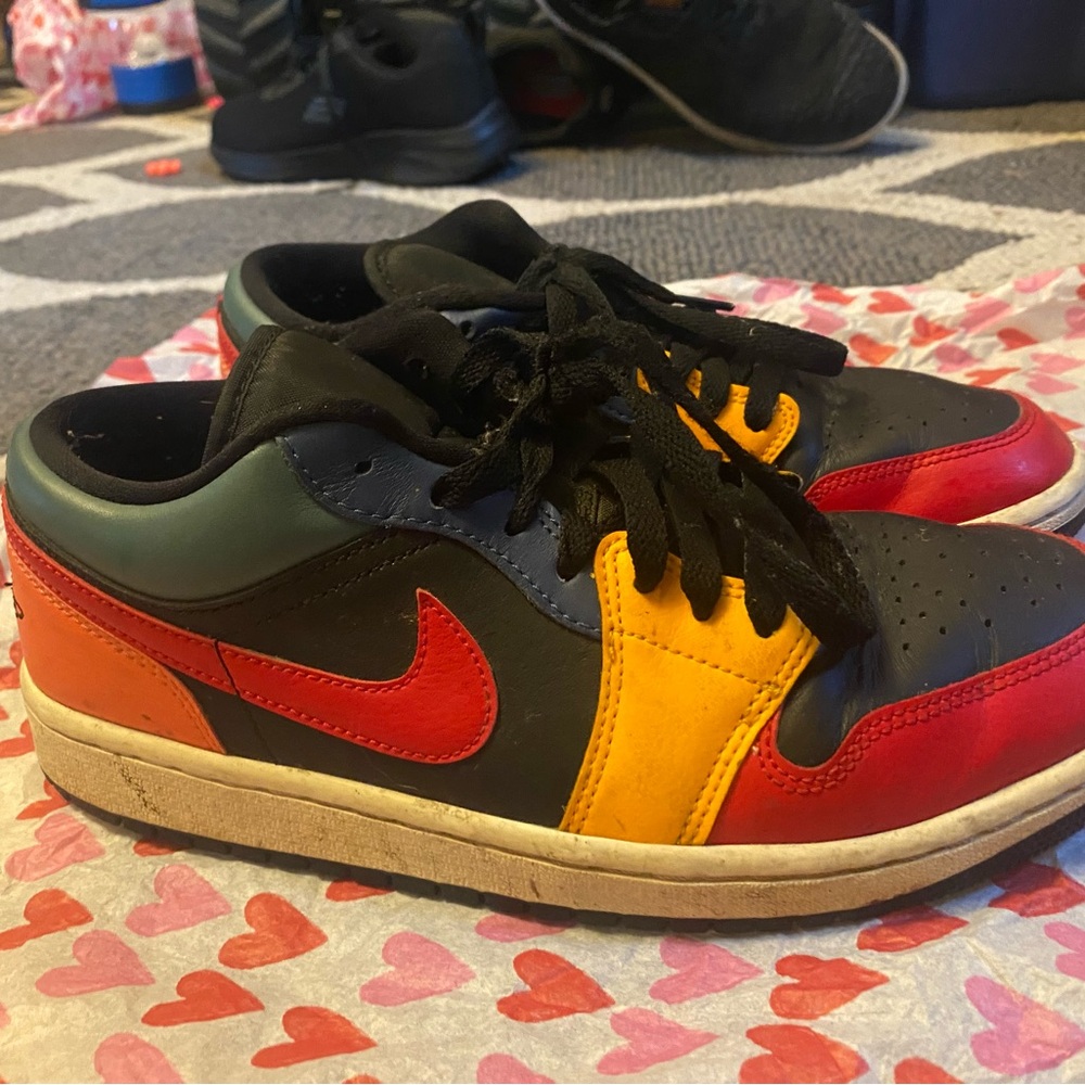 Nike Multicolor Sneakers with Red and Yellow Accents